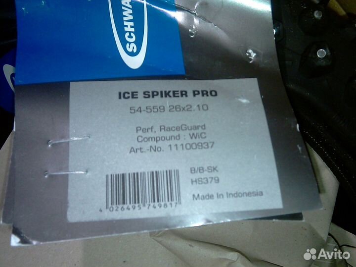Schwalbe Ice Spiker Pro 26 х 2.10, покрышки, 2 шт