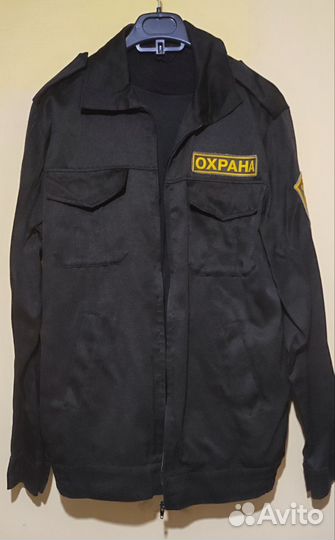 Полный комплект форма охранника черная 50-52