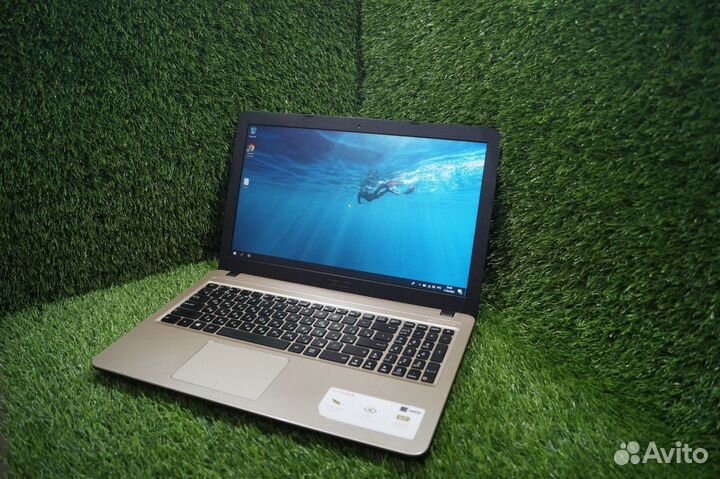 Свежий asus для работы и учебы - 2 ядра 4 гига