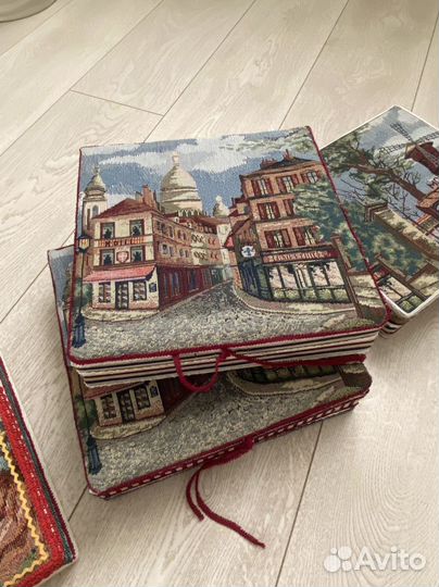 Шкатулка подарочная коробка из гобелена