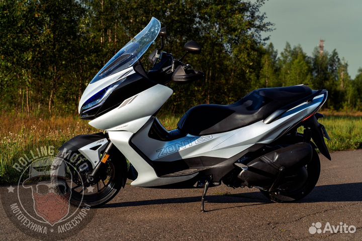 Макси-скутер Zontes ZT350-E silver новый