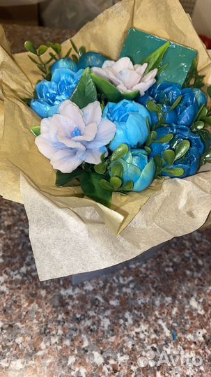 Букет цветов из мыла