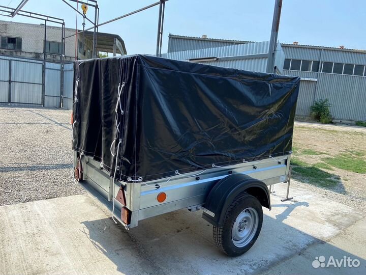 Прицеп цм эко плюс 2*1.3 с тентом без колёс
