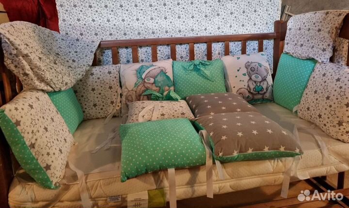 Кроватка детская. Бортики