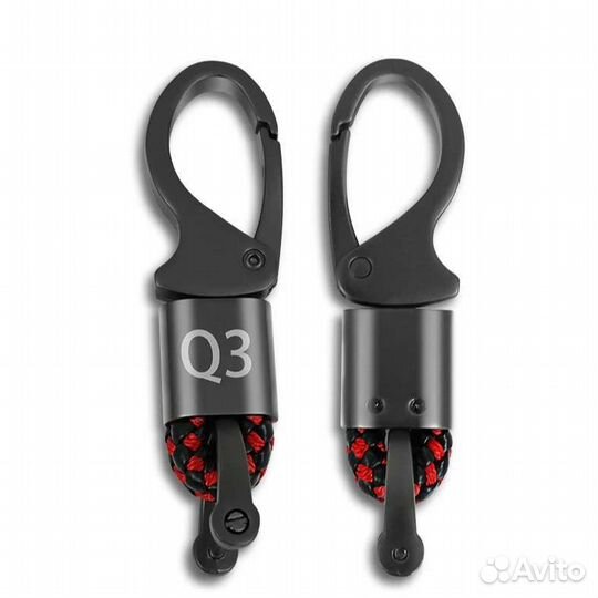 Стильный металлический брелок