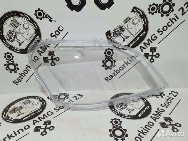 Стекло фары правое для Mercedes W164