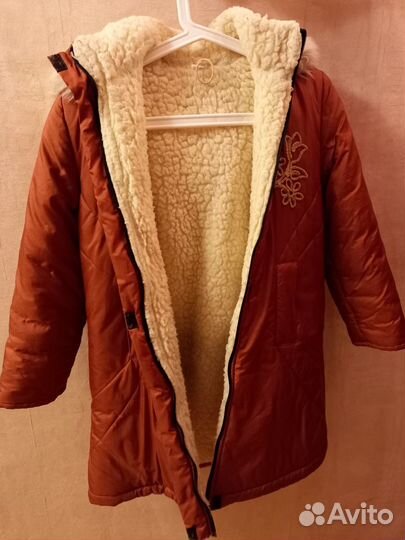 Зимняя куртка для девочки 134