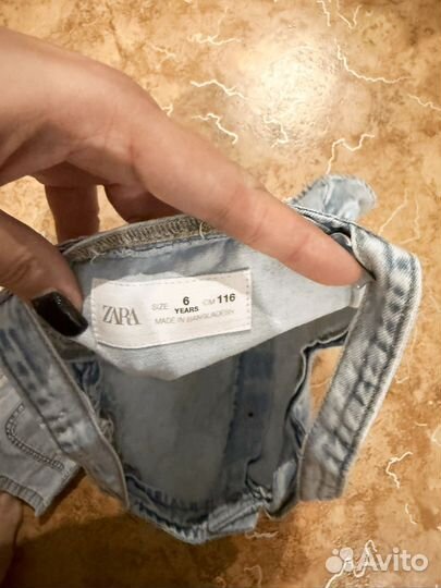 Джинсовый костюм для девояеки Zara 116