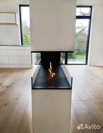 Био Топка каминная торцевая сквозная