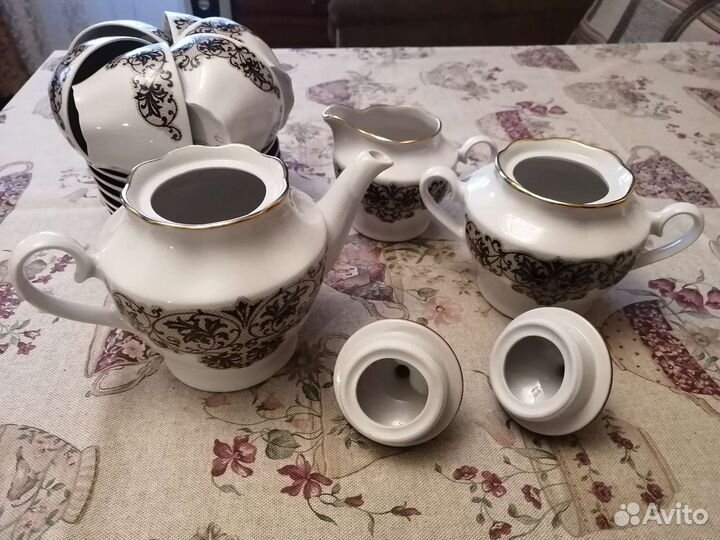 Сервиз чайно-кофейный рижской фабрики RPR,6 персон