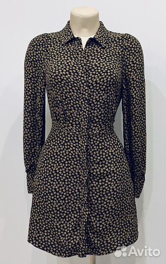 Чудесное платье рубашка из виcкозы Zara