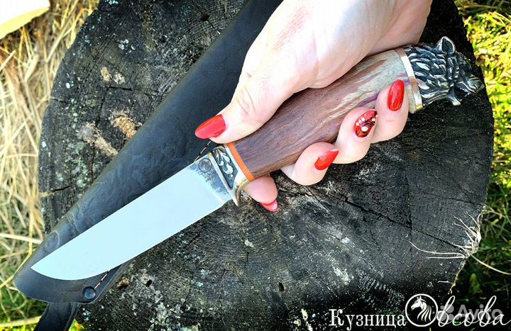 Нож туристический Сокол из кованой стали х12мф