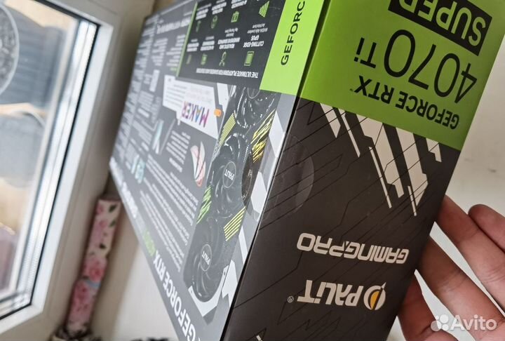 Новая/гарантия ситилинка 3года palit 4070 ti super