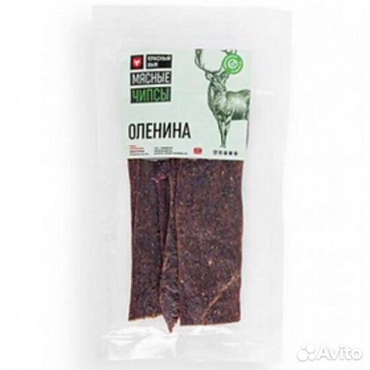 Мясные чипсы Красный Бык из Оленины 100 г