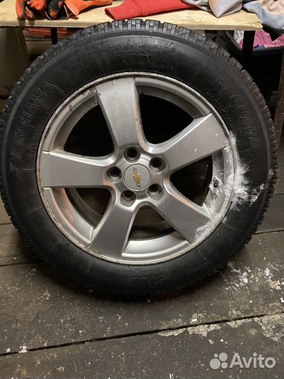 Диски штатные на chevrolet cruze r16 с резиной
