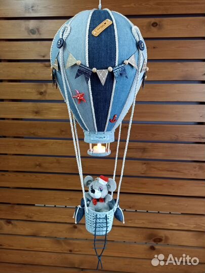 Мышонок стиляга на воздушном шаре джинсы подарок