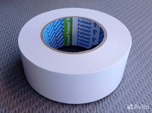 Двухсторонний скотч folsen 50 мм x 50м