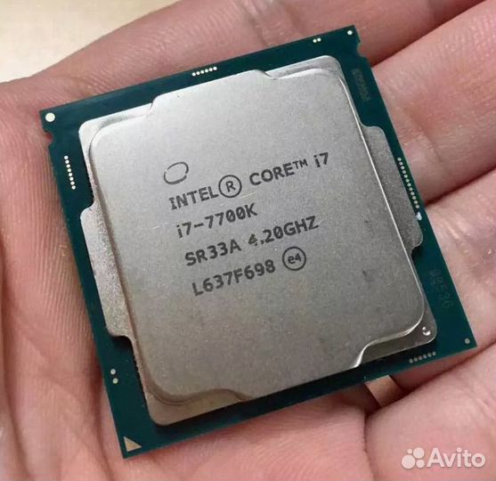 Ntel Core i7-7700K (LGA1151, 4/8 до 4.5 ггц, DDR4