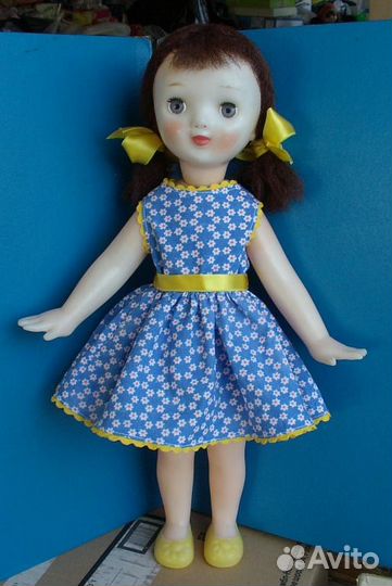 Редкая паричковая кукла пластмасса СССР разные