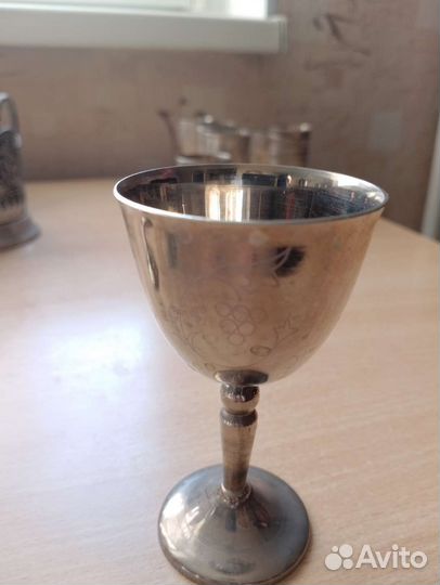 Винтажные рюмки мельхиор СССР