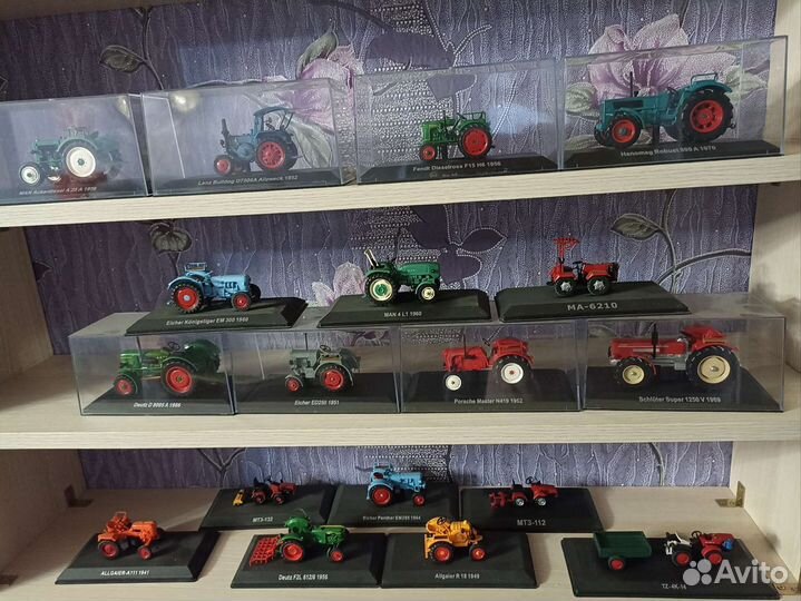 Модельки тракторов 1:43