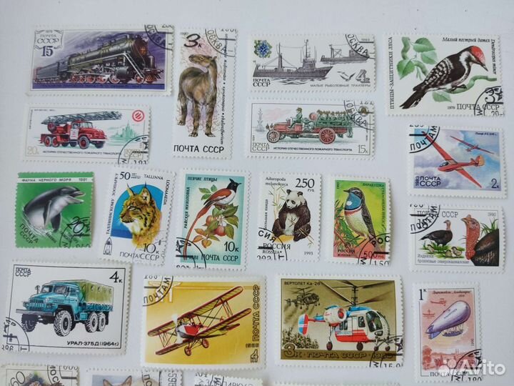 Марки, 27 штук