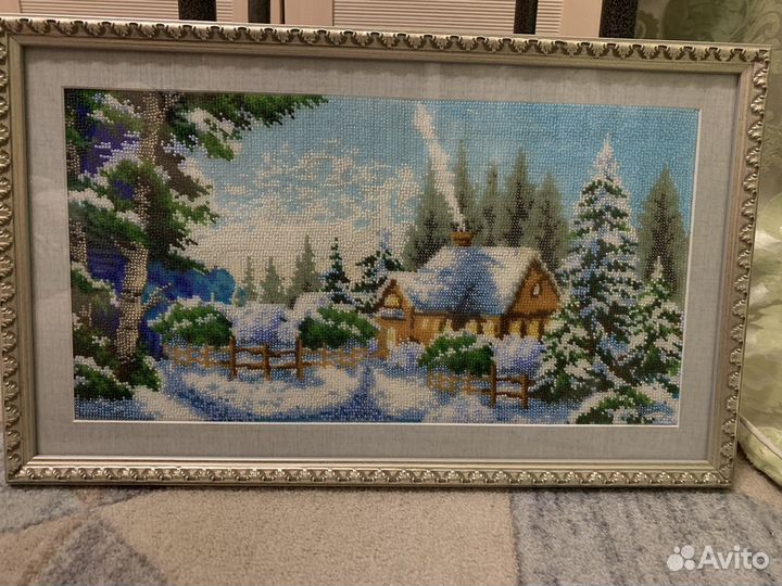 Картины вышитые бисером