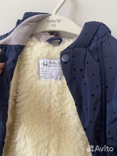 Детский комбинезон зима 68 новый