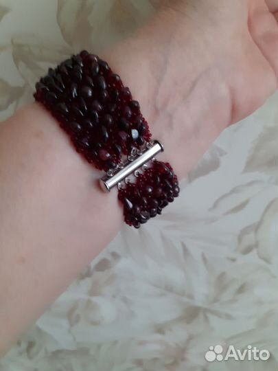 Браслет из граната