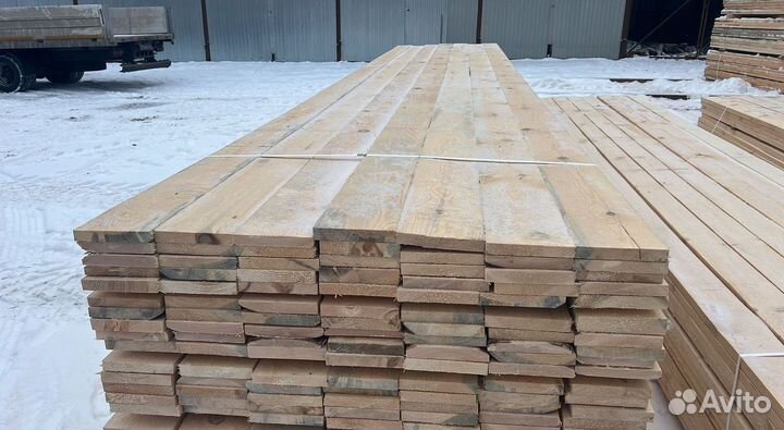 Доска обрезная 25х150х6000мм от производителя