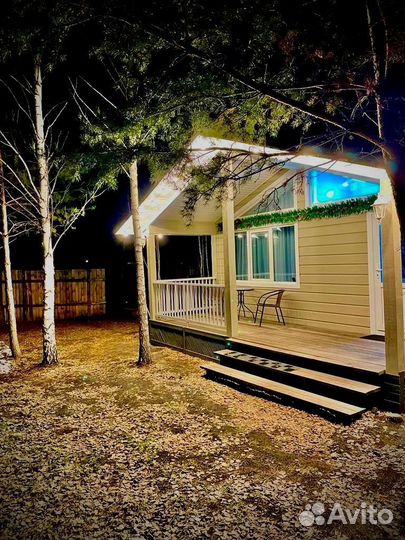 Аренда загородного домика с баней на дровах