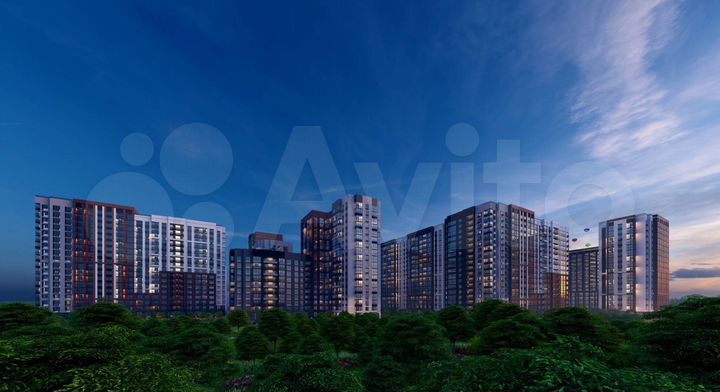 Квартира-студия, 24,7 м², 2/17 эт.