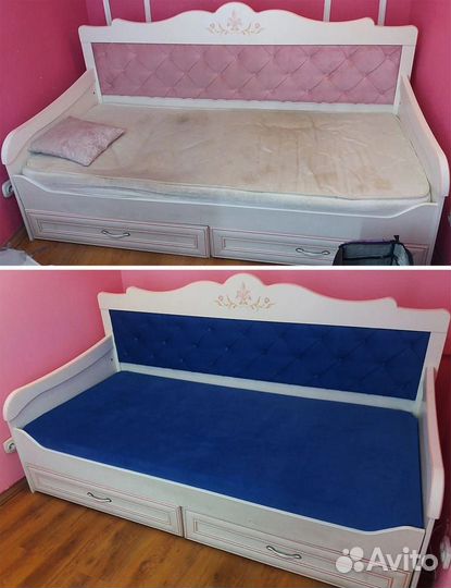 Перетяжка мягкой мебели