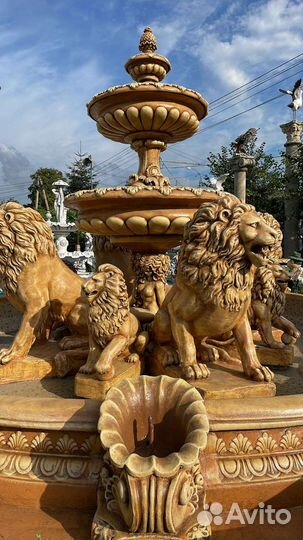 Фонтан садово -парковый с бассейном