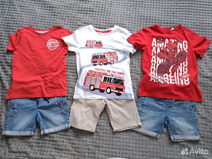 Вещи пакетом для мальчика 116 128 H&M Play today