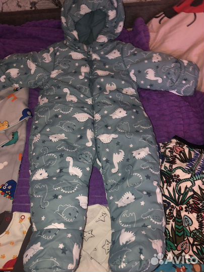 Вещи пакетом для мальчика 68-74на доставке