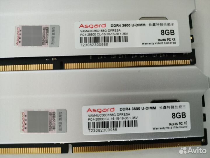 Оперативная память ddr4 16gb 3600