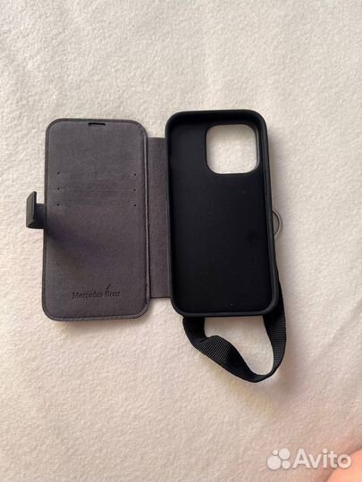 Чехол кожа натур iPhone 14 Pro Новый Mersedes