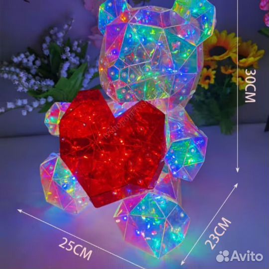 Светильник ночник медведь