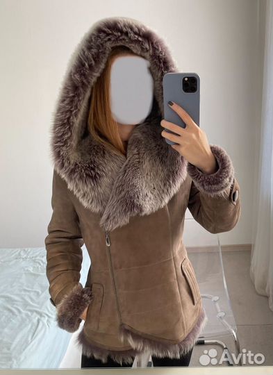 Дубленка натуральная женская 42-44