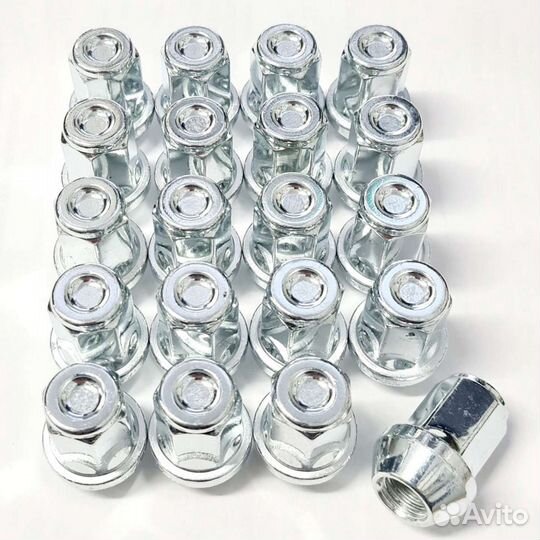 Гайки колесные М12х1.5 М12х1.25 S17 L35 мм (20шт)