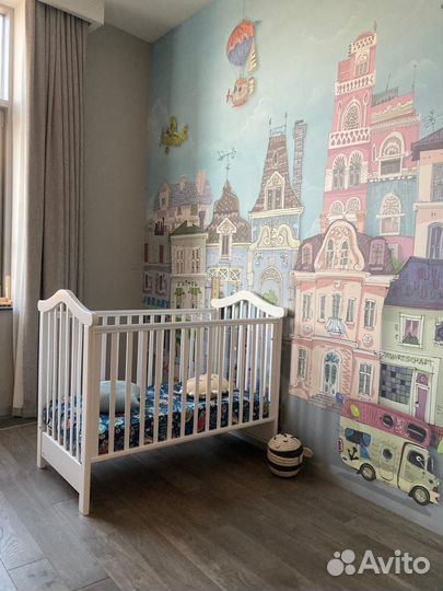 Детская приставная кроватка fiorellino lilly