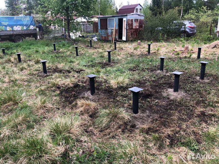 Фундамент из винтовых свай