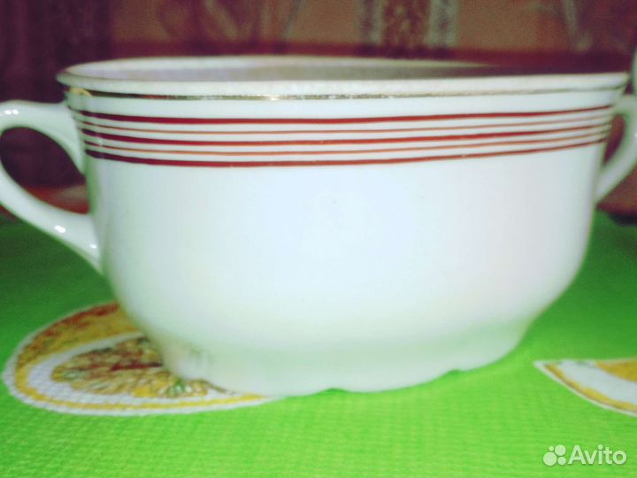 Фарфор.Антиквариат.Салатники с ручками.1953 год