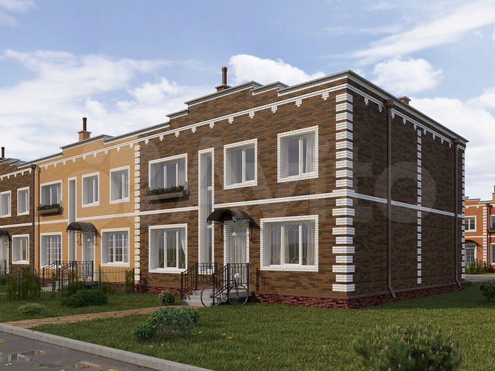 Таунхаус 97,6 м² на участке 1,3 сот.