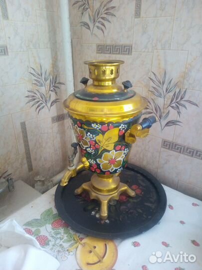 Самовар электрический расписной