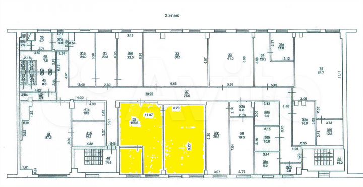 Сдам офисное помещение, 105.6 м²