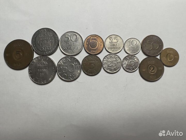 Наборы иностранных монет. Обмен, продажа