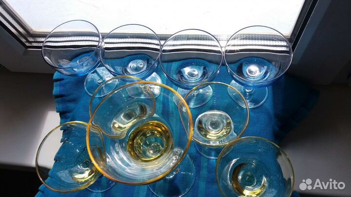 Рюмки цветное стекло