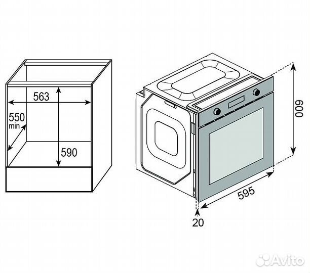 Духовой шкаф zigmund & shtain E 158 B